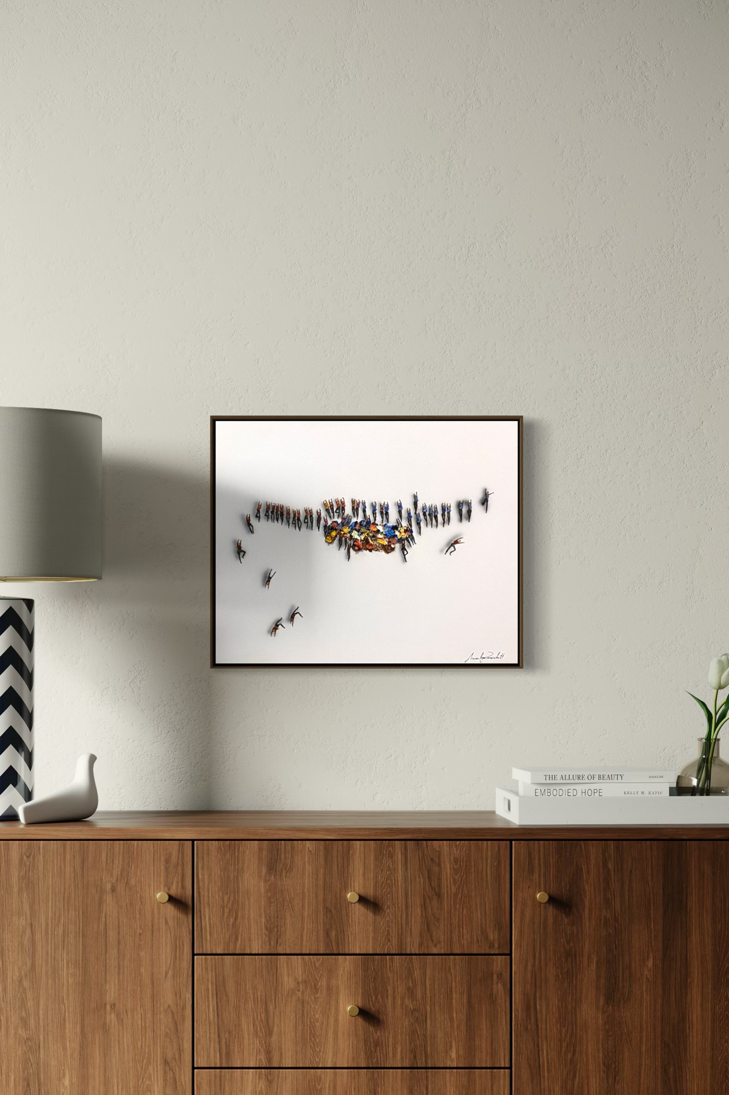 Obra de Arte Minimalista - Aglomerados - Trilha
