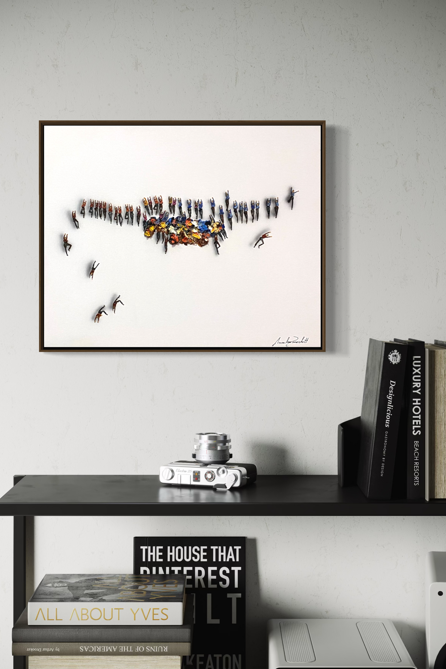 Obra de Arte Minimalista - Aglomerados - Trilha