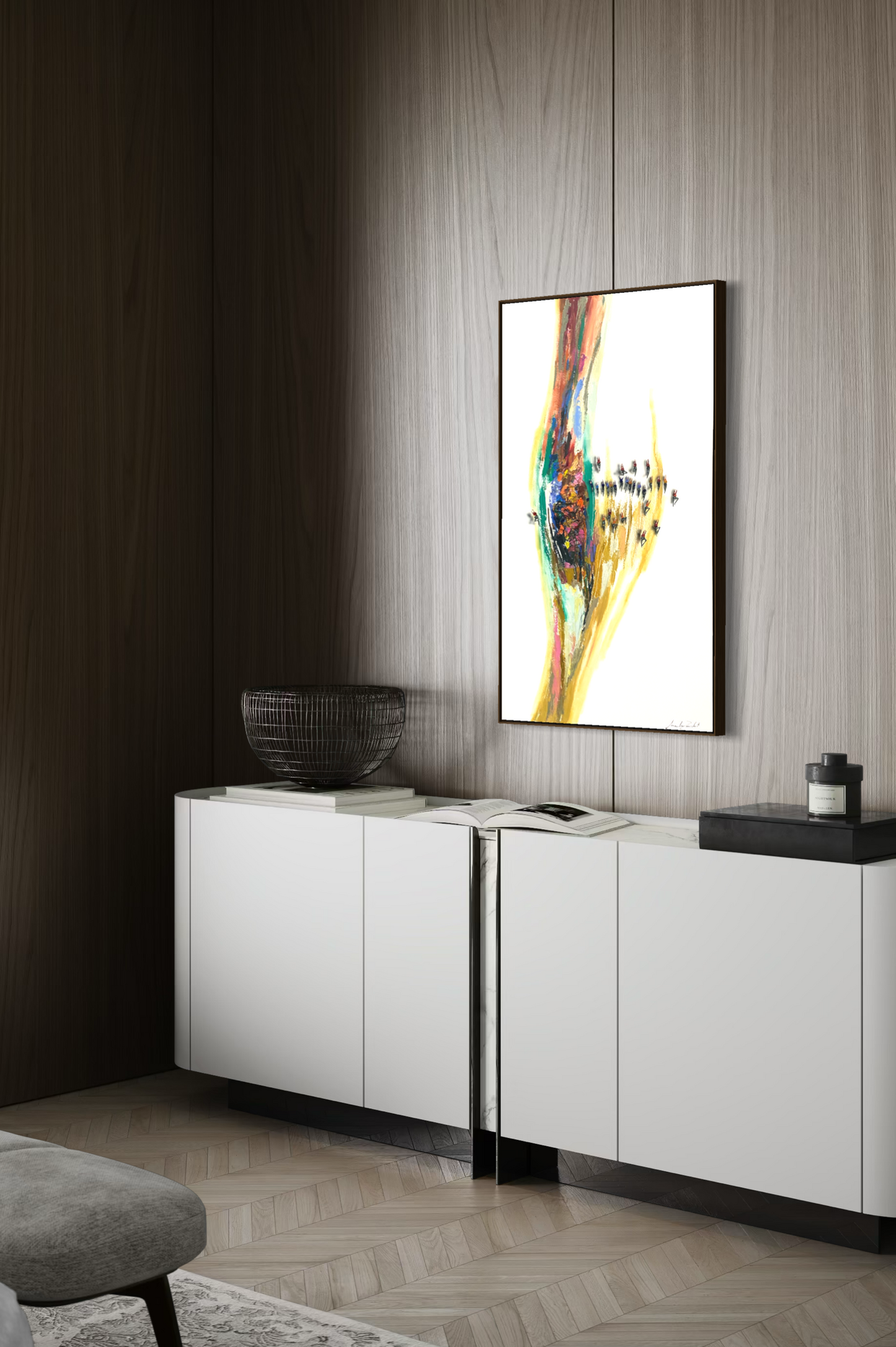 Obra de Arte Minimalista - Aglomerados - Liberdade I