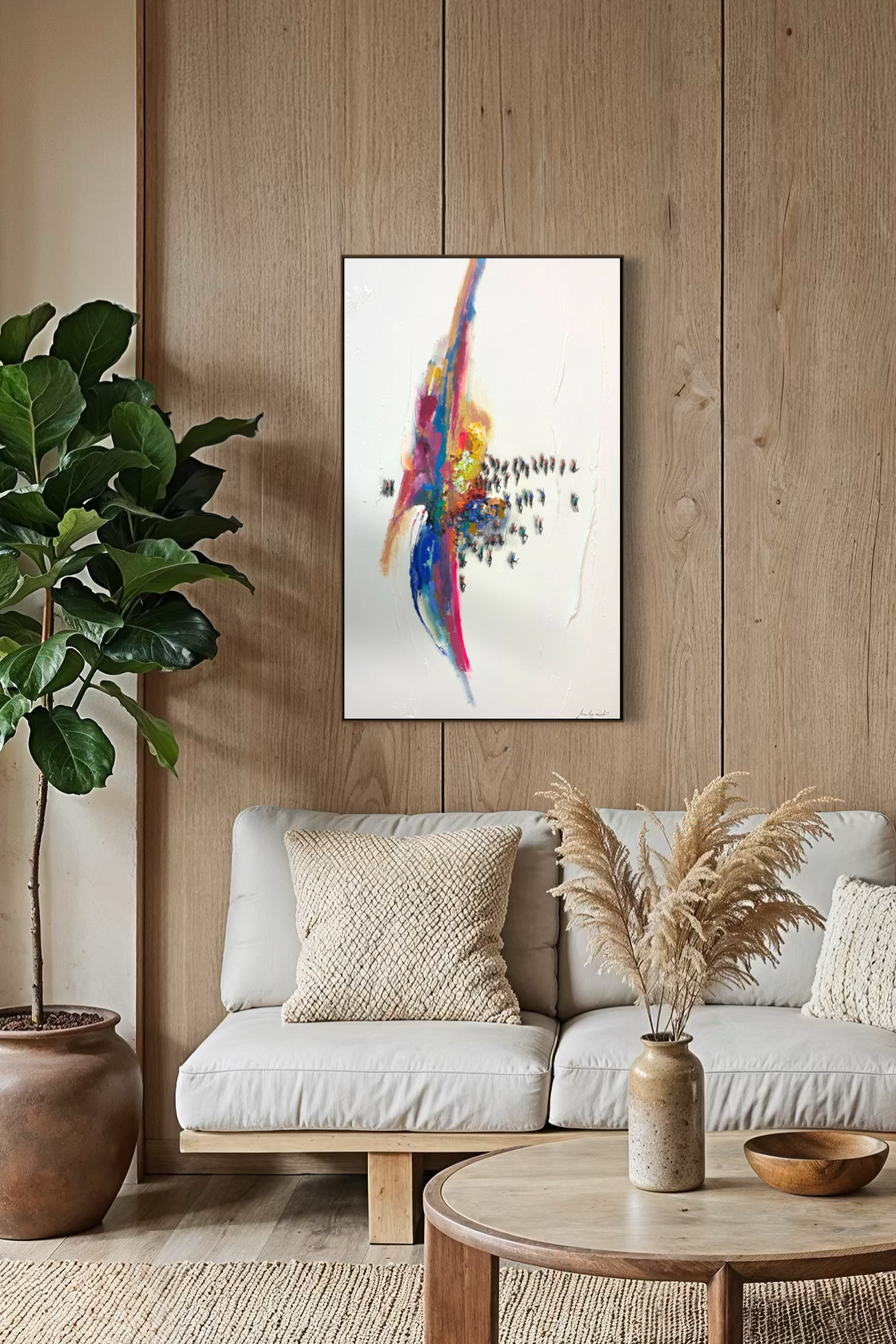 Obra de Arte Minimalista - Aglomerados - Liberdade II