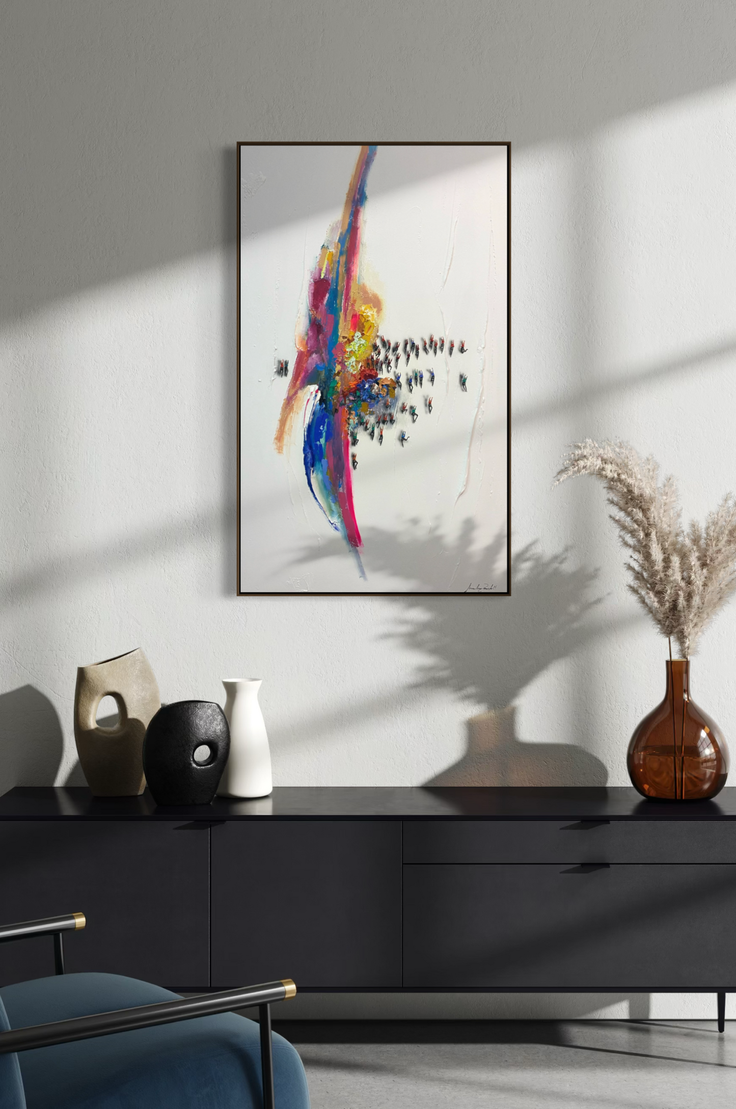 Obra de Arte Minimalista - Aglomerados - Liberdade II