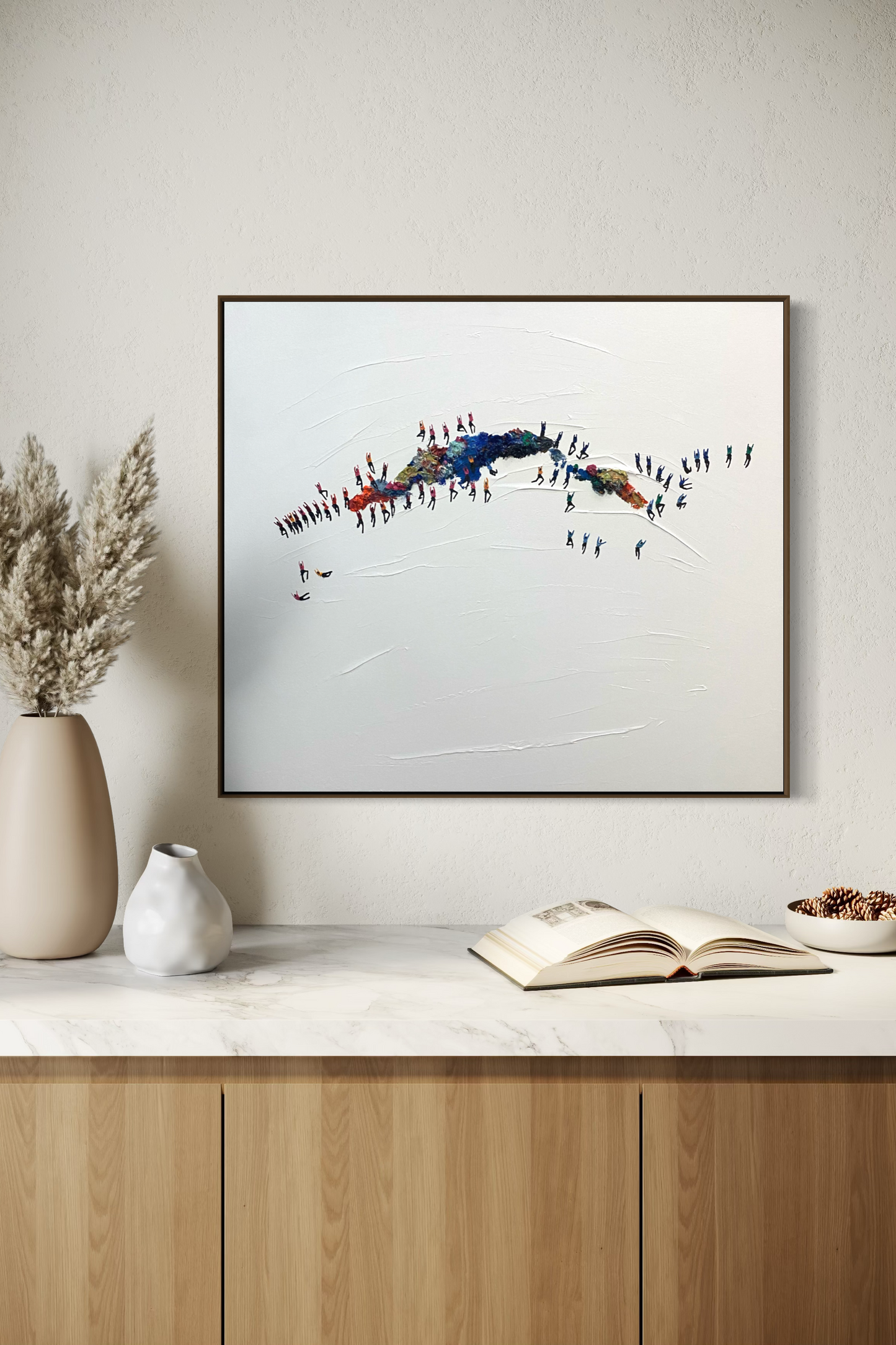 Obra de Arte Minimalista - Aglomerados - Ponte