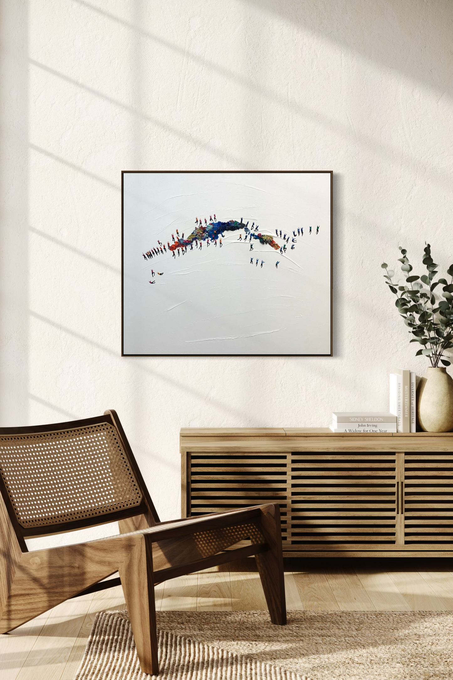 Obra de Arte Minimalista - Aglomerados - Ponte