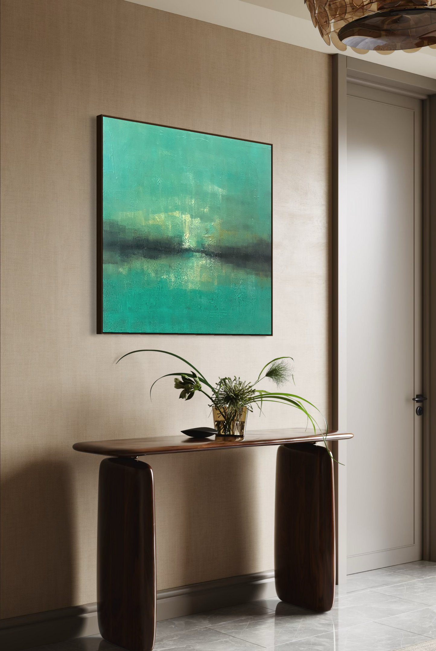 Obra de Arte Abstrata - Abstract Horizon
