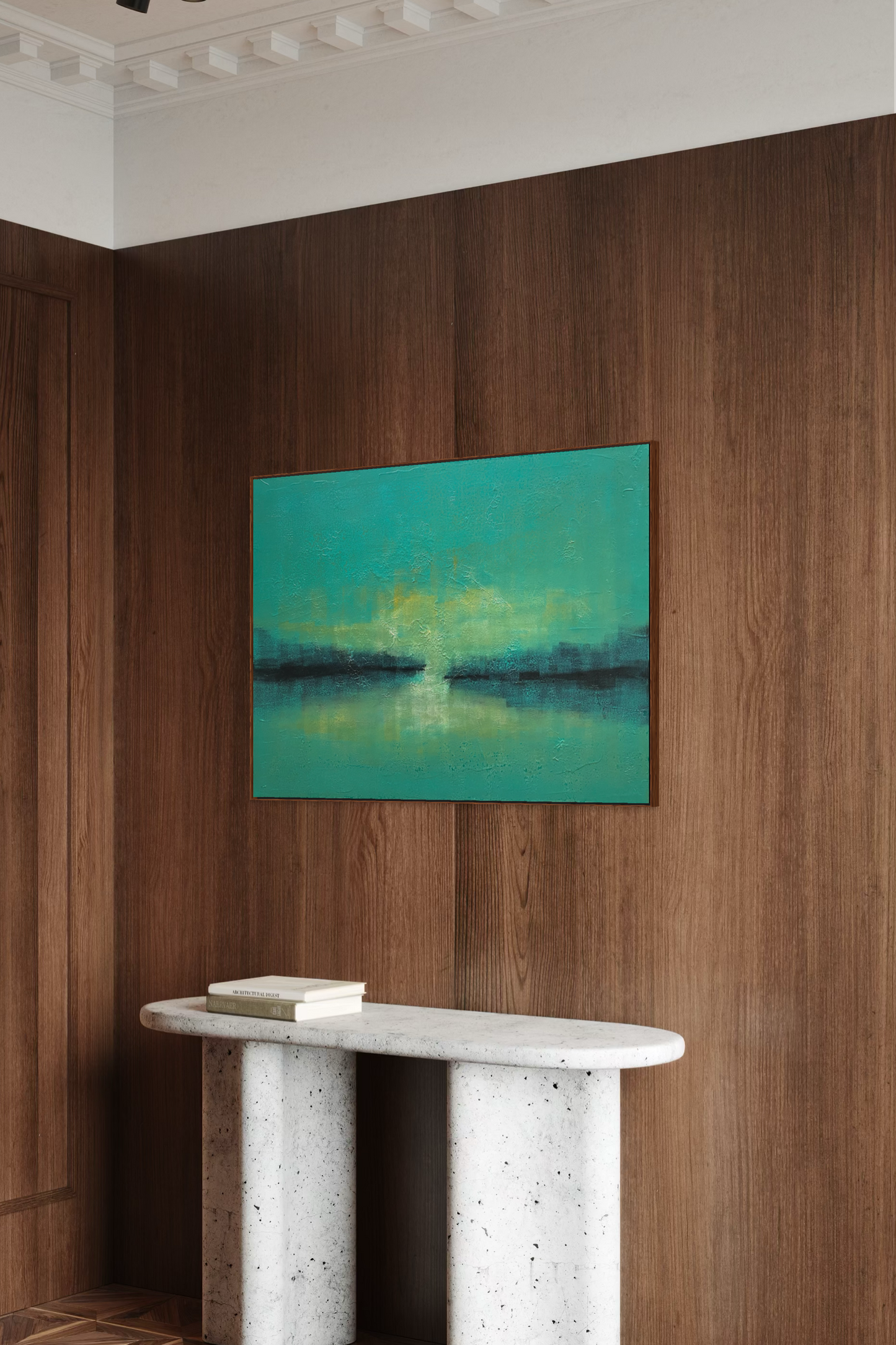 Obra de Arte Abstrata - Abstract Horizon - Dusk