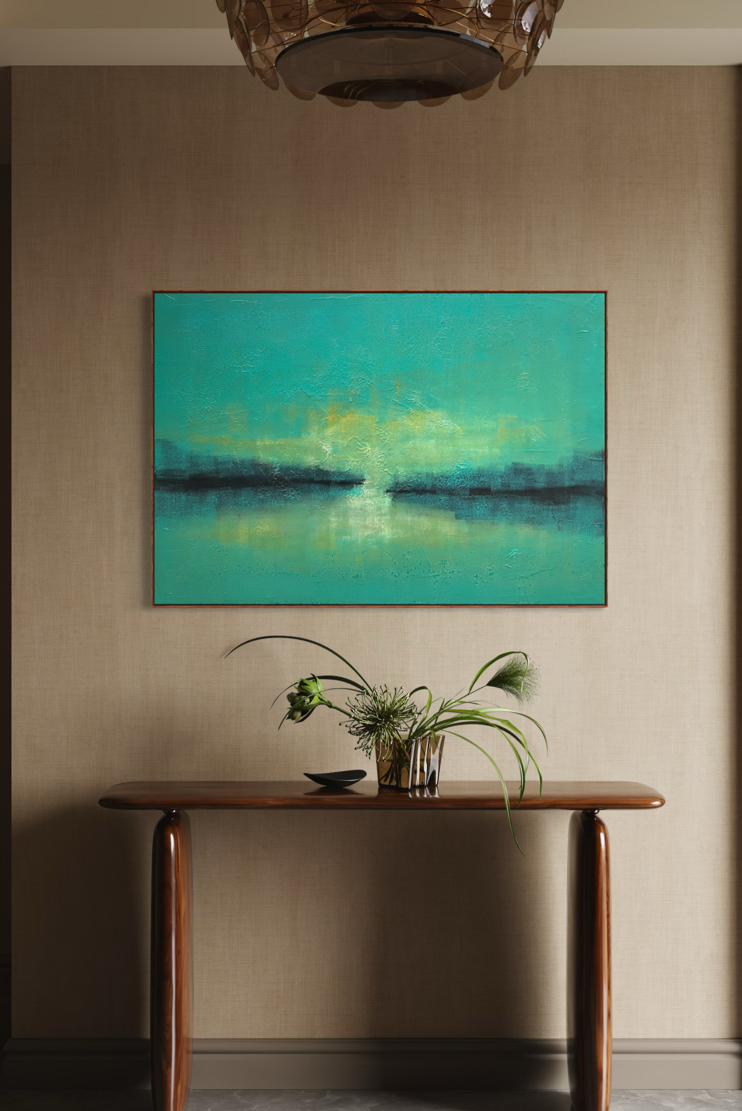 Obra de Arte Abstrata - Abstract Horizon - Dusk