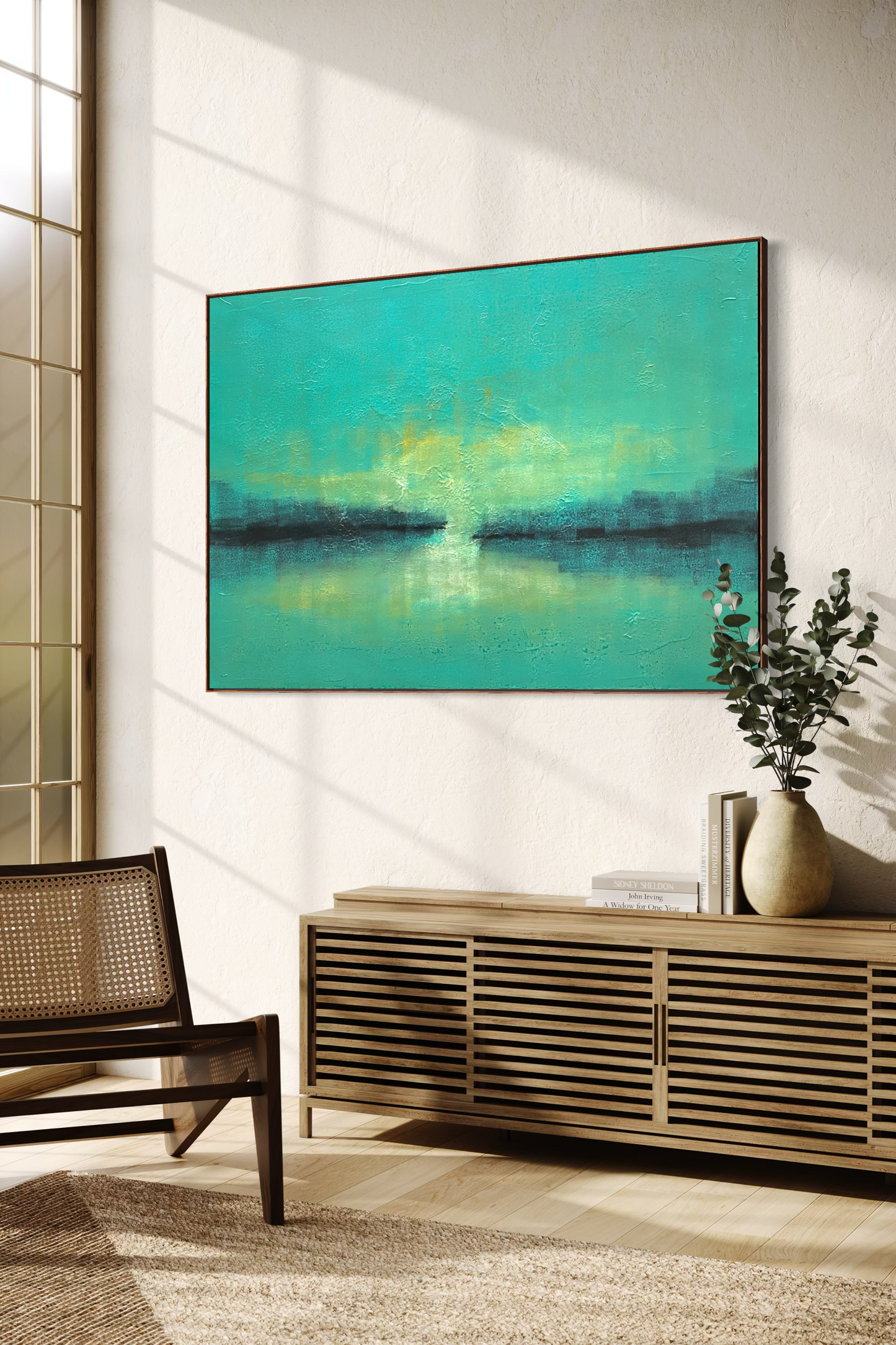 Obra de Arte Abstrata - Abstract Horizon - Dusk