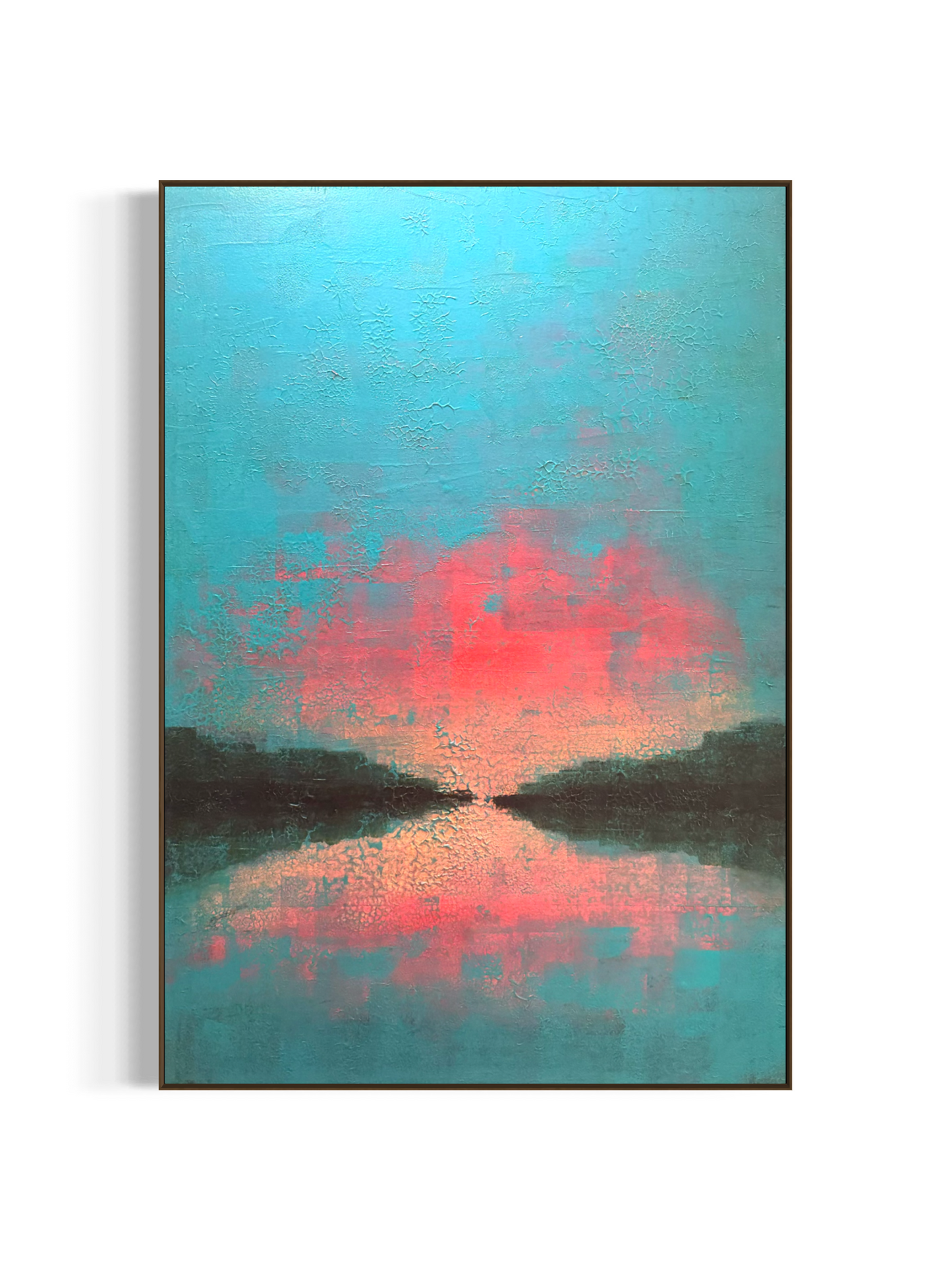 Obra de Arte Abstrata - Horizon Colors Twilight