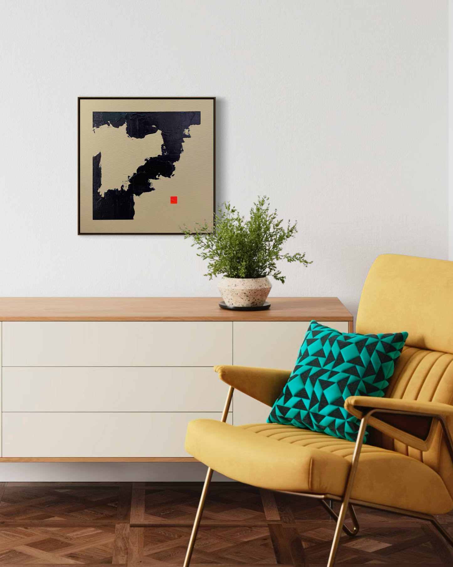 Obra de Arte Abstrata - Abstract Shapes I