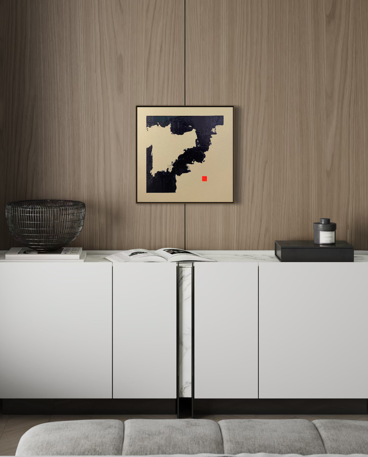 Obra de Arte Abstrata - Abstract Shapes I