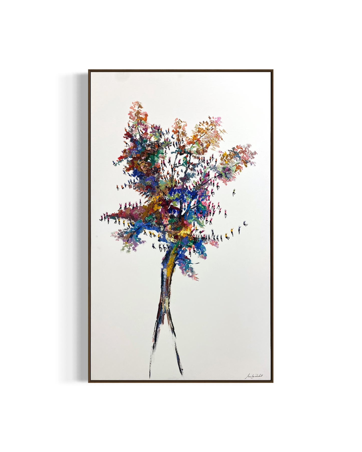 Obra de Arte Minimalista - Aglomerados - Árvore