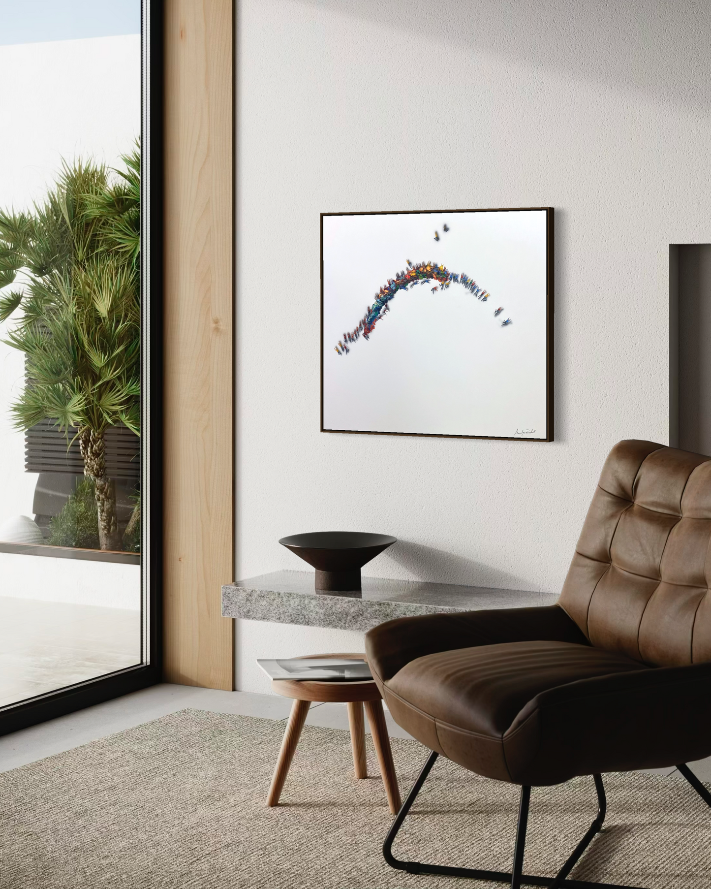 Obra de Arte Minimalista - Aglomerados - Liberdade