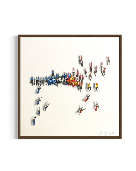 Obra De Arte Minimalista - Aglomerados - Linha
