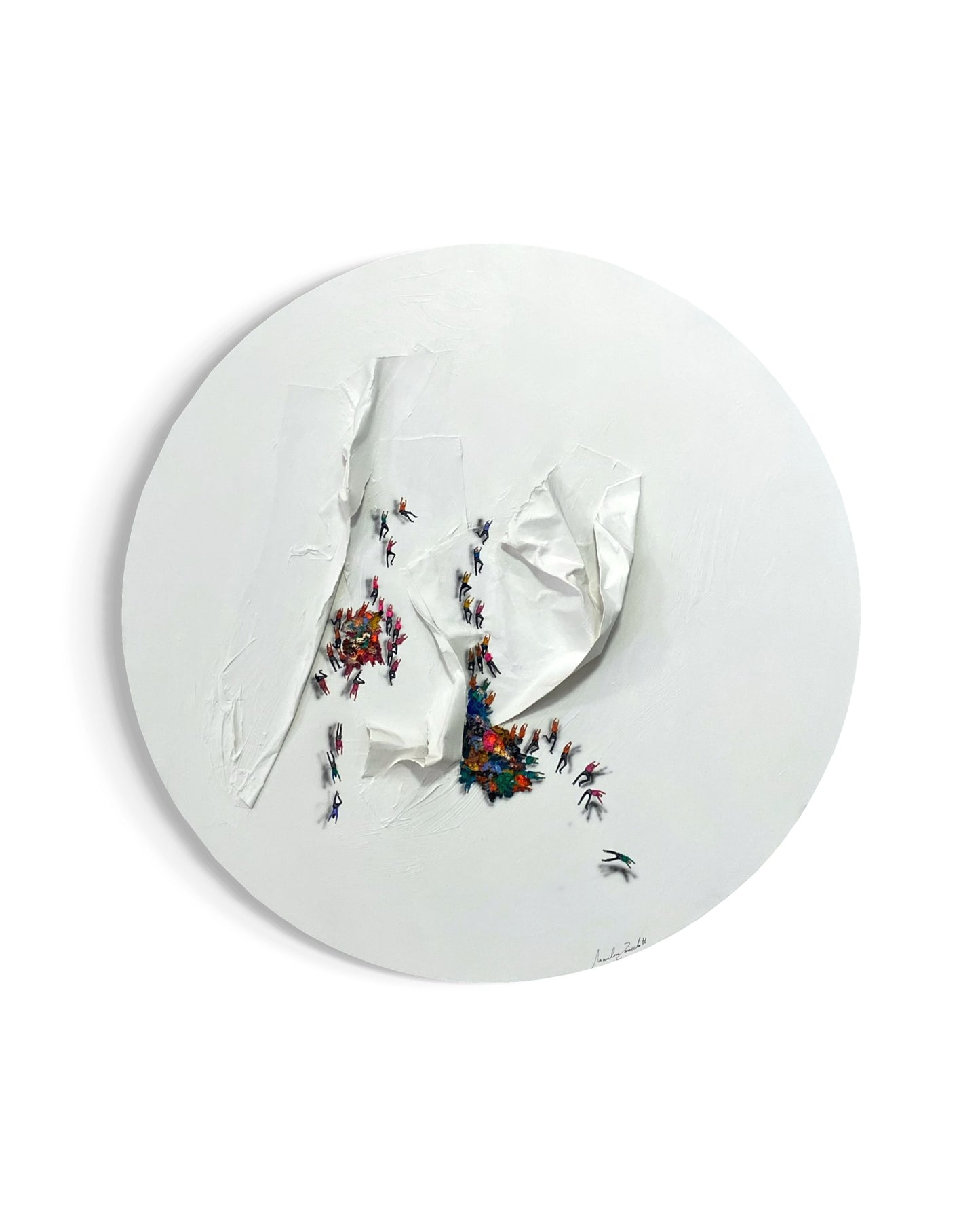 Obra De Arte Minimalista - Aglomerados - Circular