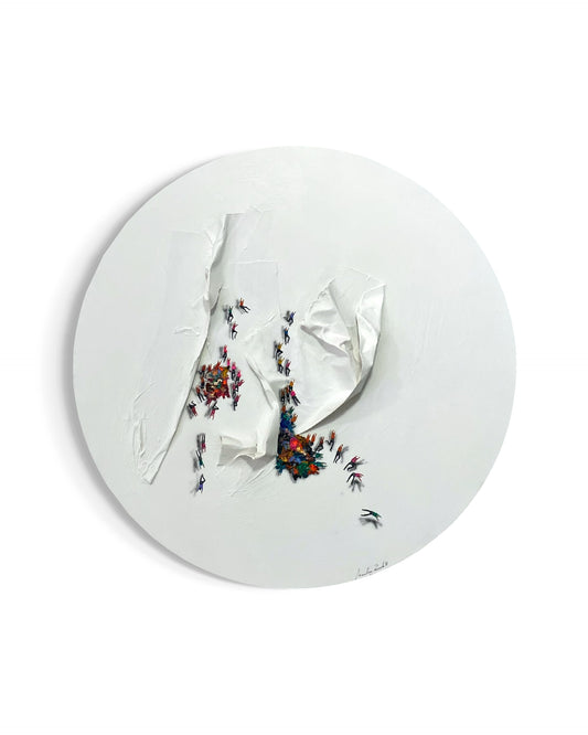 Obra De Arte Minimalista - Aglomerados - Circular