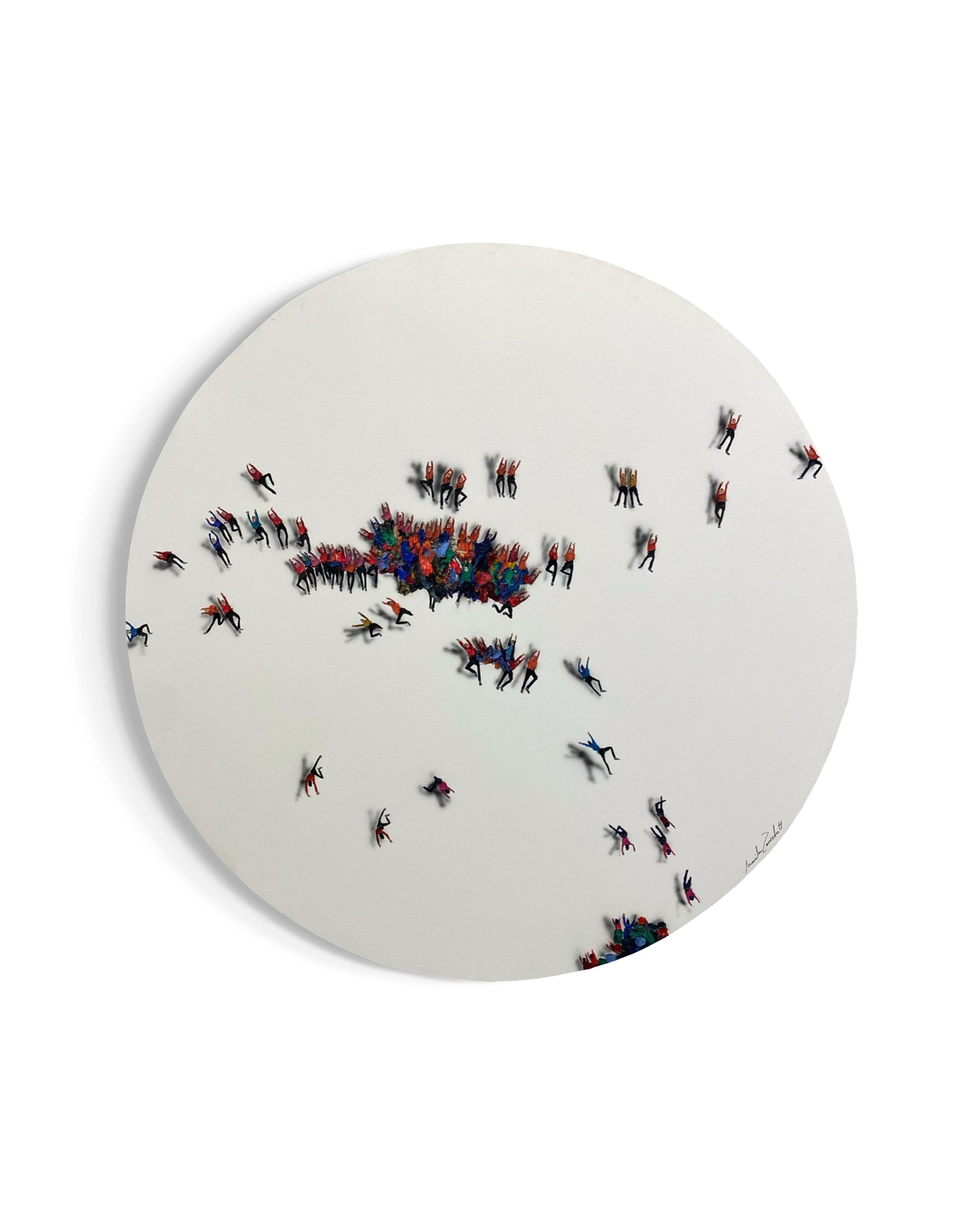 Obra De Arte Minimalista - Aglomerados - Circular