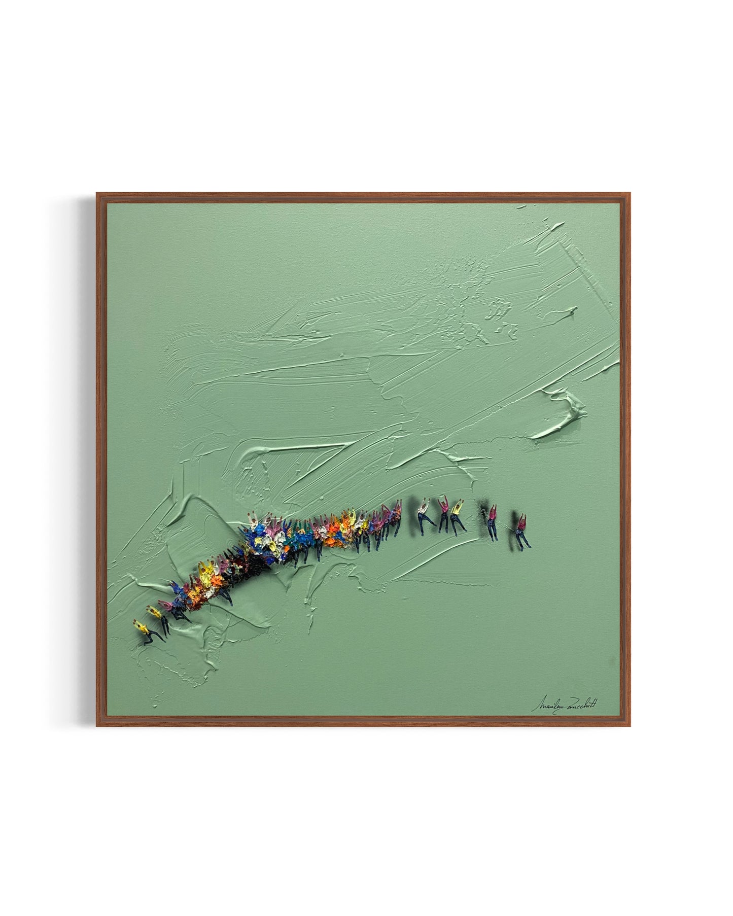 Obra De Arte Minimalista - Aglomerados - Natural