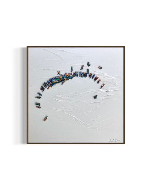 Obra de Arte Minimalista - Aglomerados - Relevos