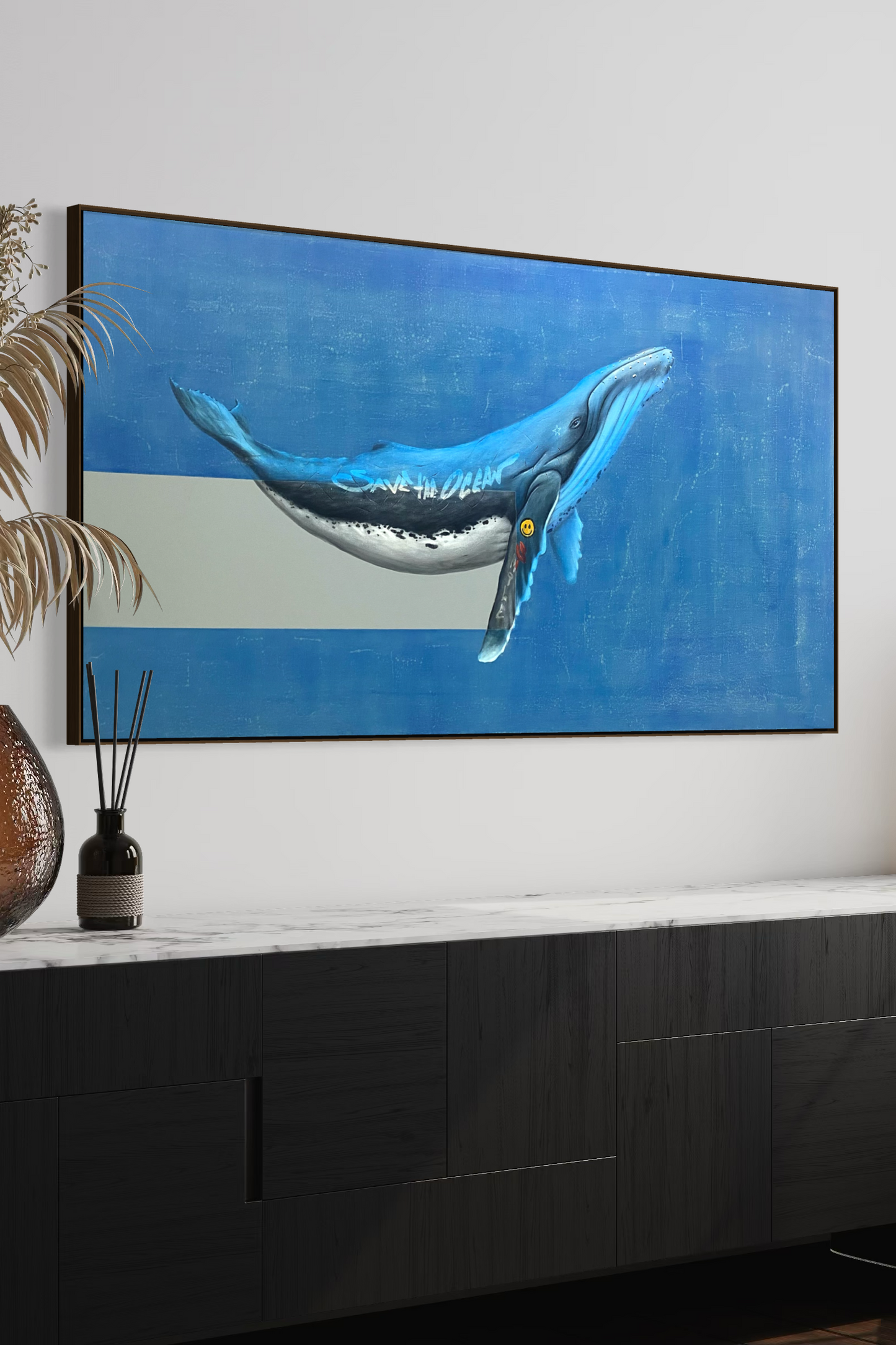 Obra de Arte Figurativa - Save The Ocean