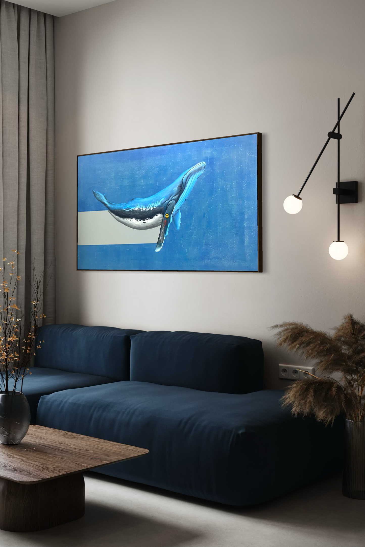 Obra de Arte Figurativa - Save The Ocean
