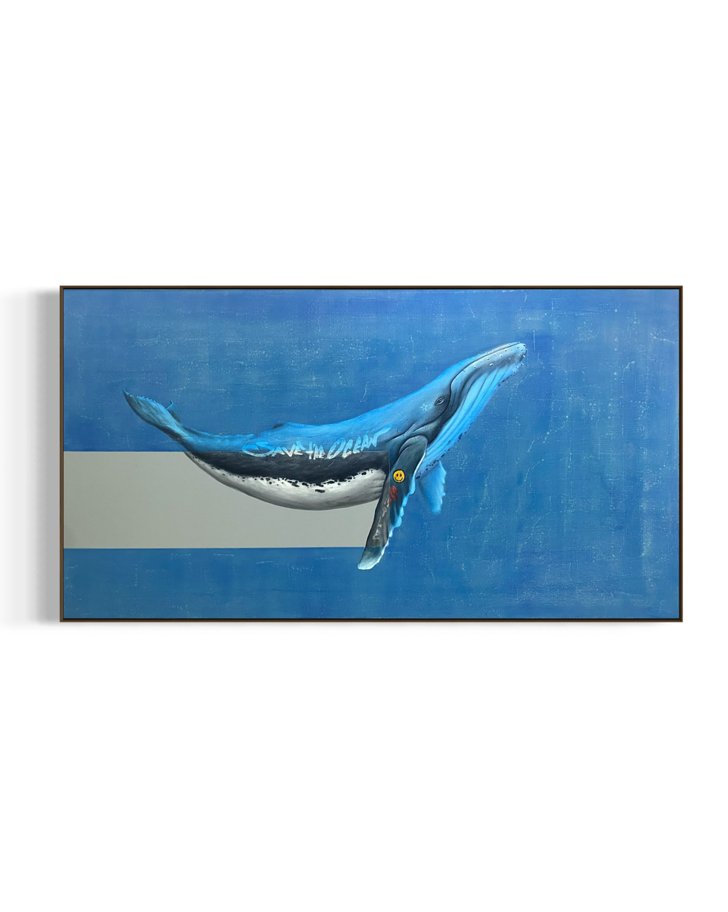 Obra de Arte Figurativa - Save The Ocean