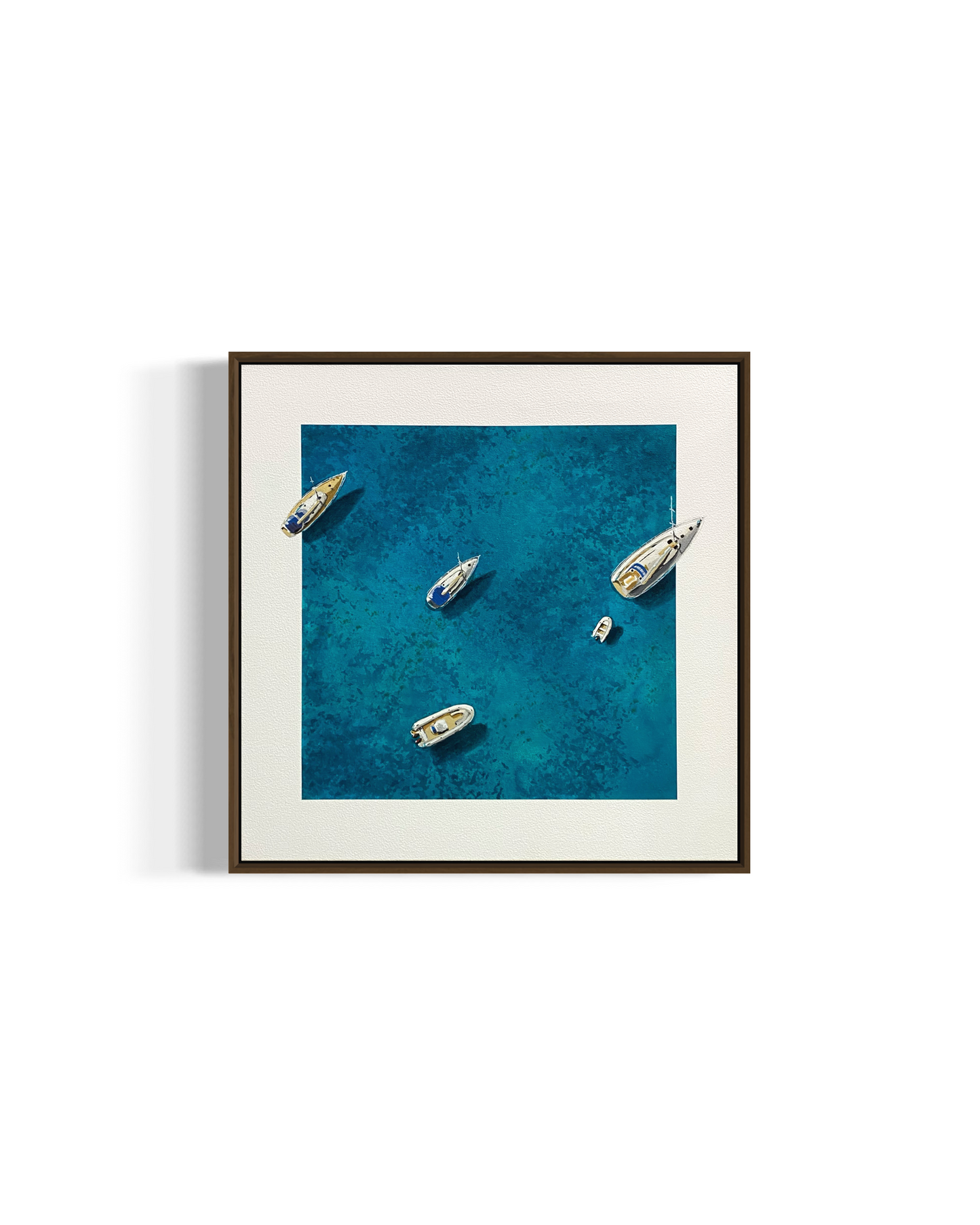 Obra de Arte Figurativa - Flutuar - Boats I