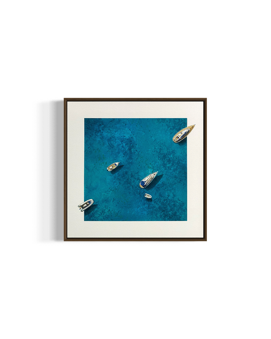 Obra de Arte Figurativa - Flutuar - Boats II