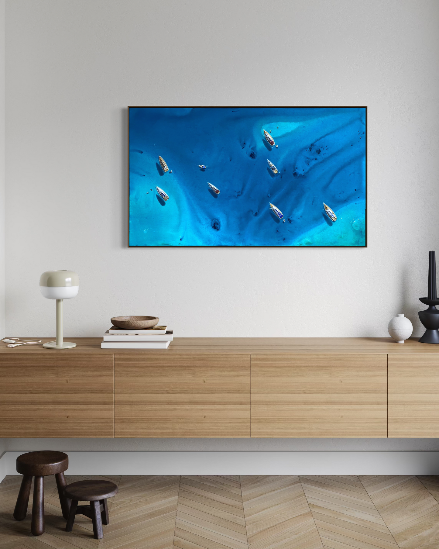 Obra de Arte Figurativa - Flutuar - Vida à Bordo