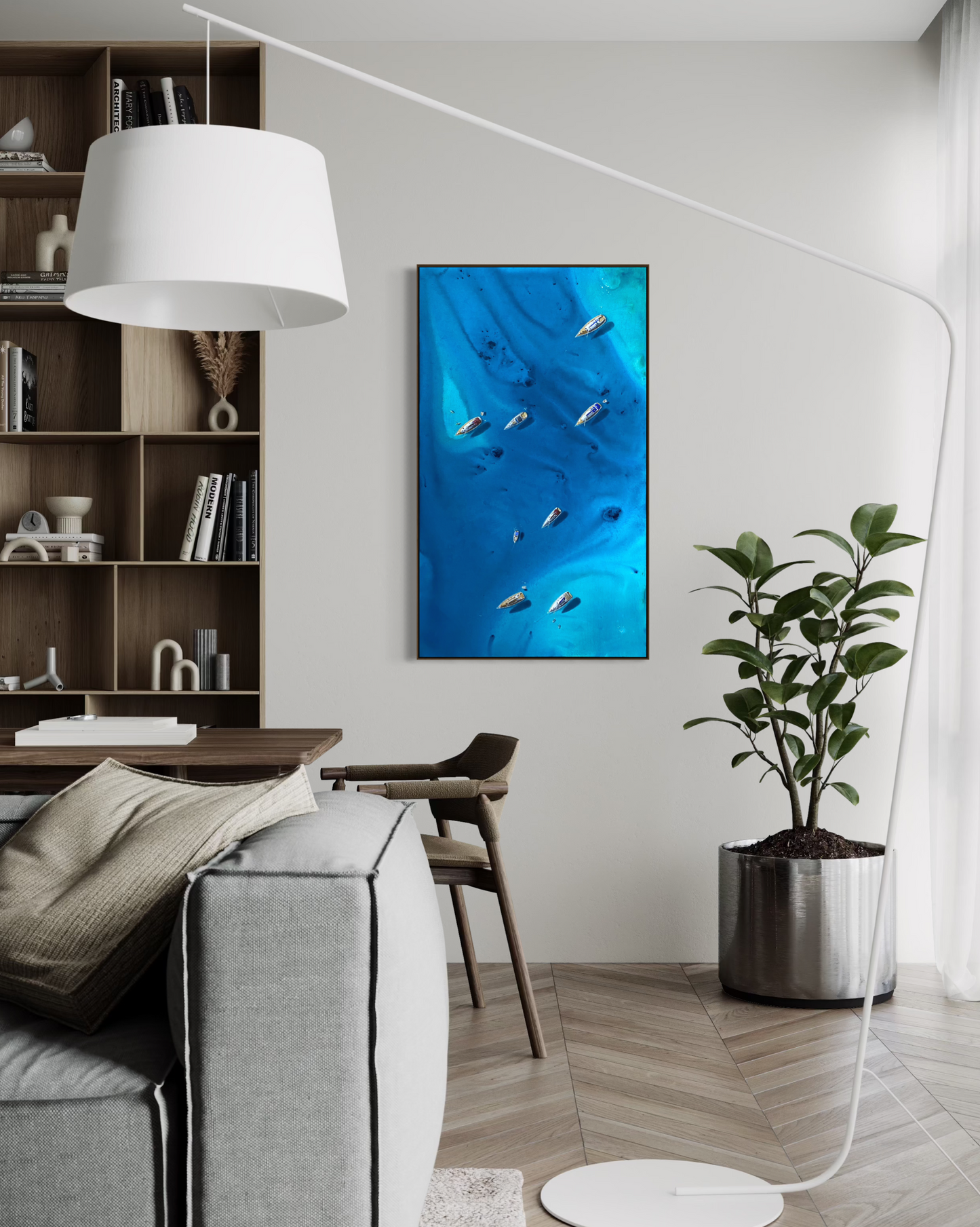 Obra de Arte Figurativa - Flutuar - Vida à Bordo