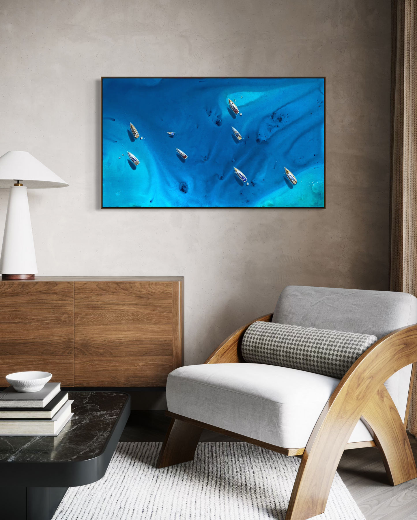 Obra de Arte Figurativa - Flutuar - Vida à Bordo