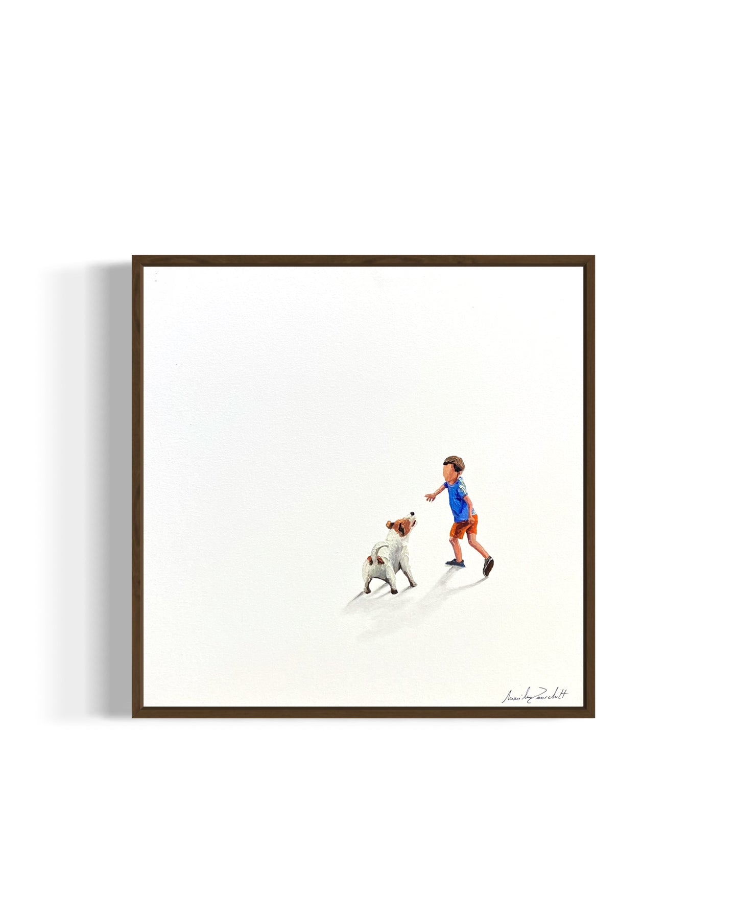 Obra De Arte Minimalista - Brincadeiras - Amigos