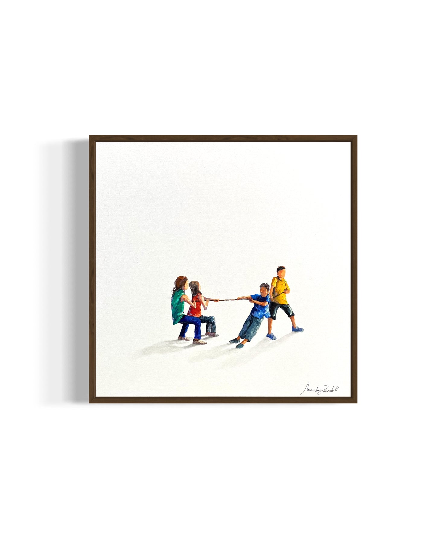 Obra De Arte Minimalista - Brincadeiras - Cabo de Guerra