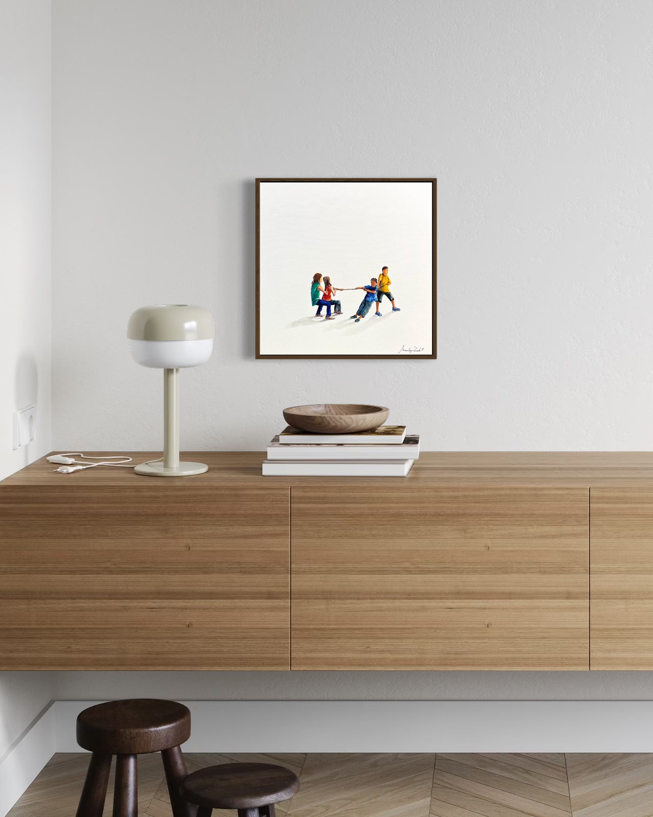 Obra De Arte Minimalista - Brincadeiras - Cabo de Guerra