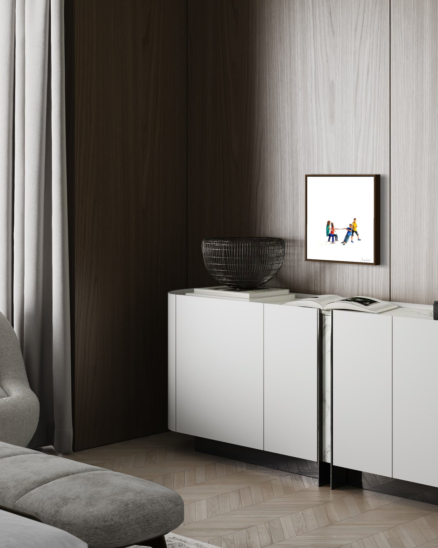 Obra De Arte Minimalista - Brincadeiras - Cabo de Guerra