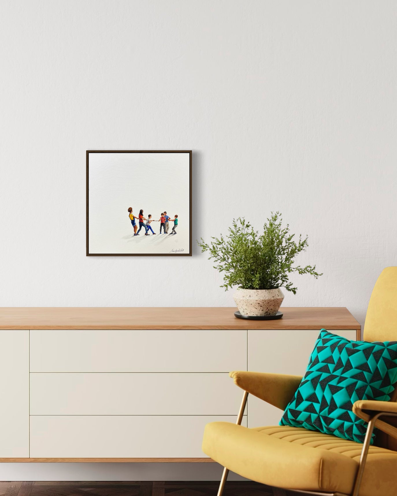 Obra De Arte Minimalista - Brincadeiras - Cabo de Guerra II