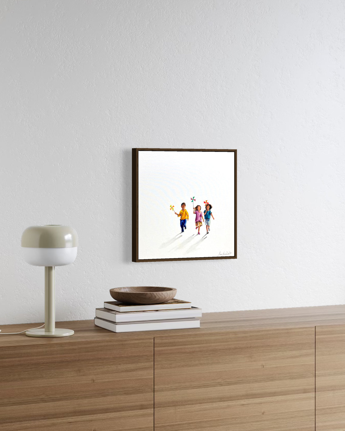 Obra De Arte Minimalista - Brincadeiras - Cataventos