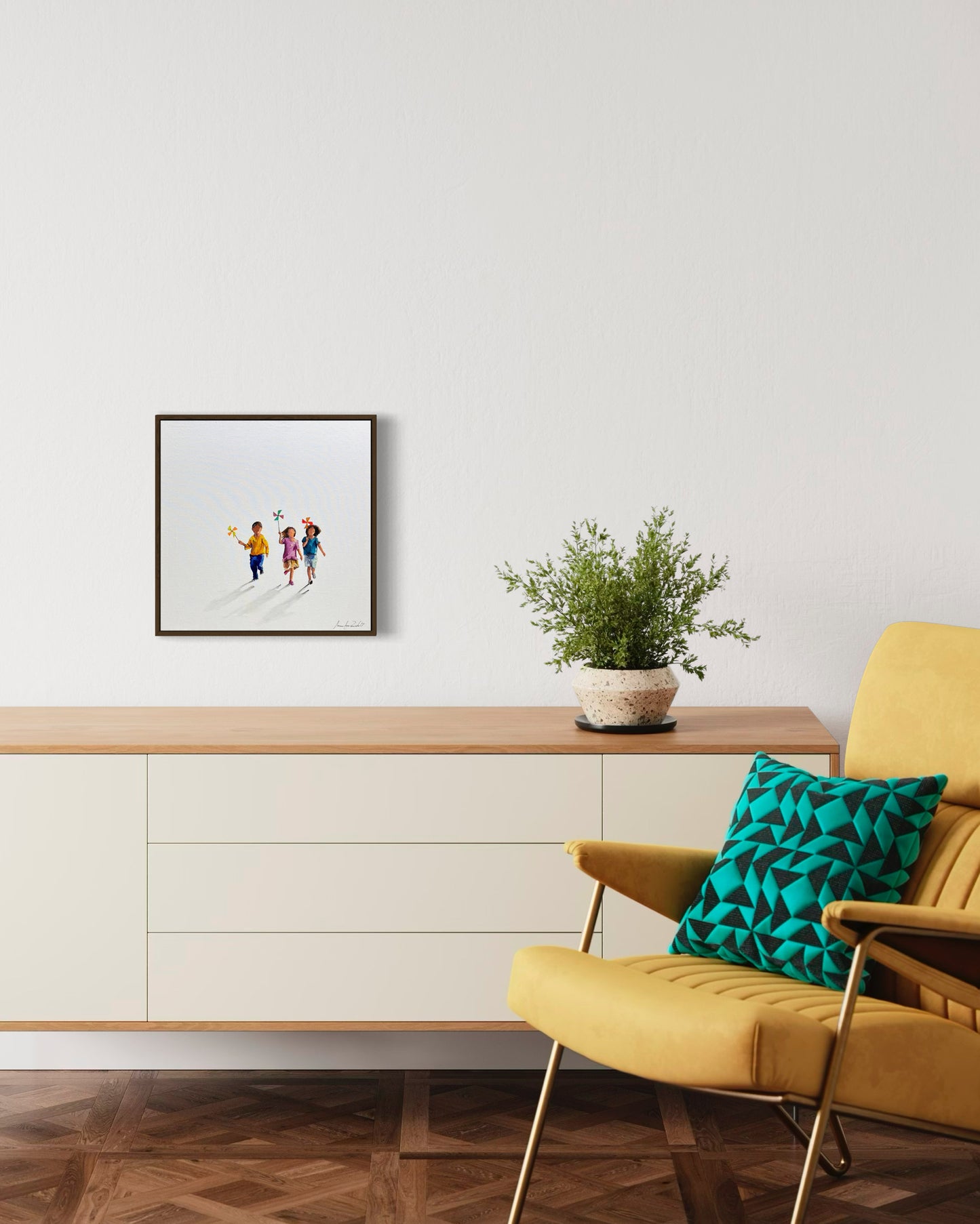 Obra De Arte Minimalista - Brincadeiras - Cataventos