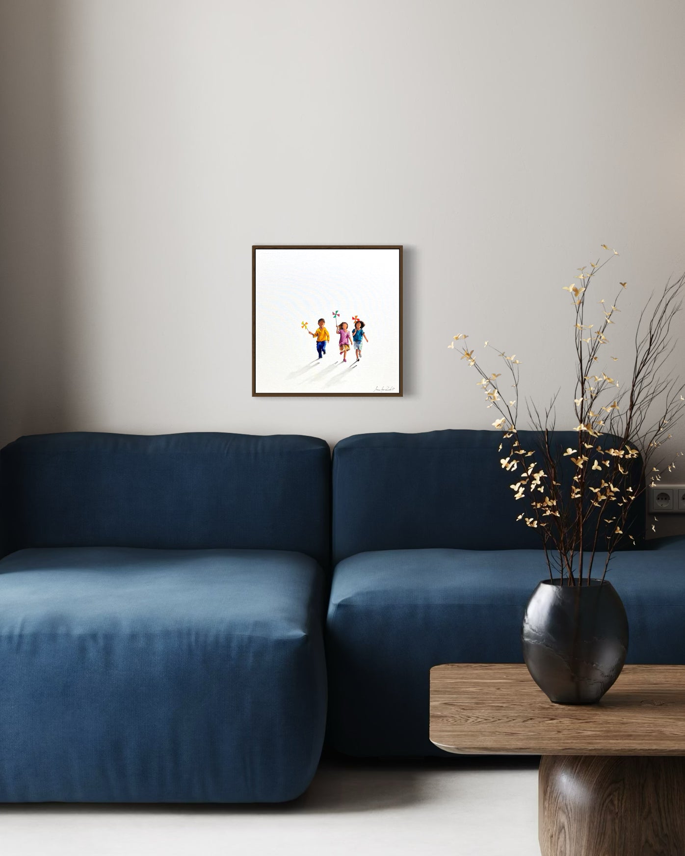 Obra De Arte Minimalista - Brincadeiras - Cataventos