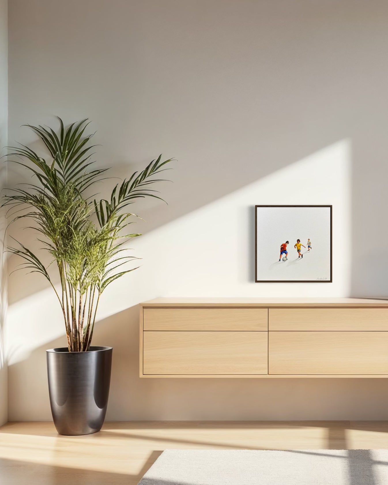 Obra De Arte Minimalista - Brincadeiras - Futebol