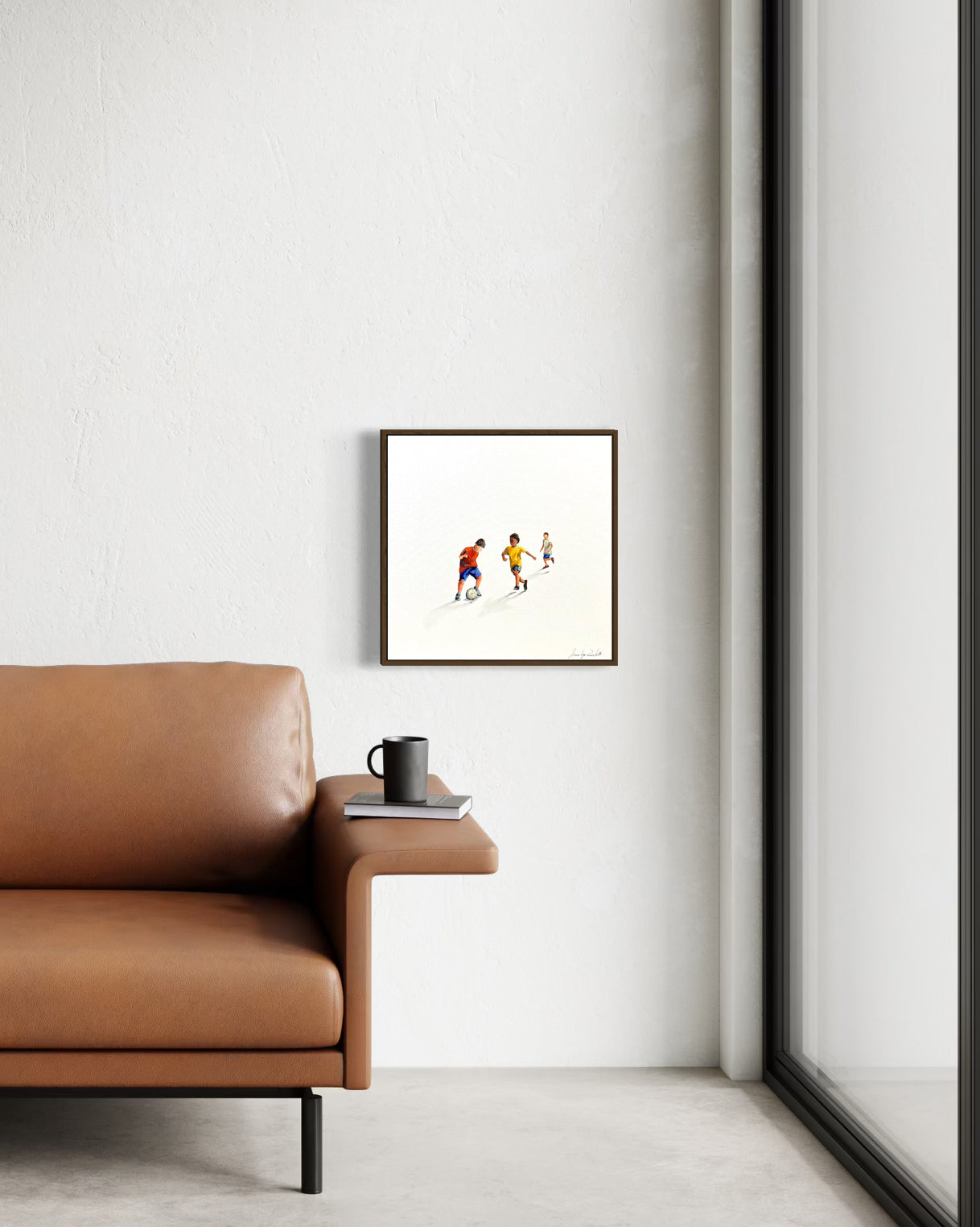 Obra De Arte Minimalista - Brincadeiras - Futebol