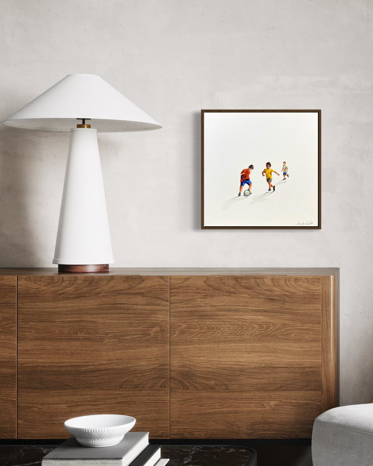 Obra De Arte Minimalista - Brincadeiras - Futebol