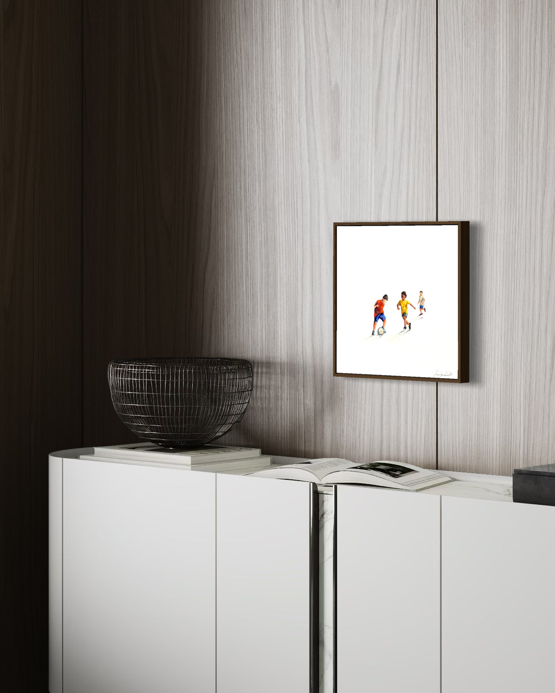 Obra De Arte Minimalista - Brincadeiras - Futebol