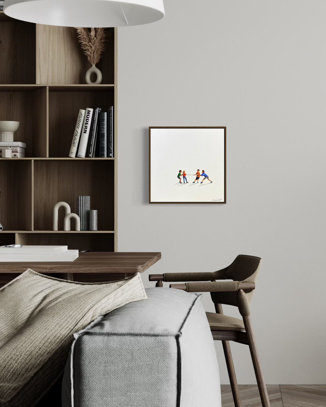 Obra De Arte Minimalista - Brincadeiras - Cabo de Guerra III