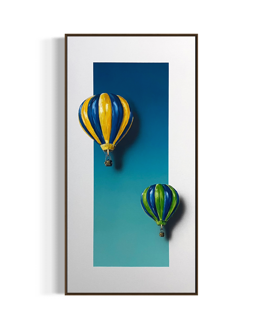 Obra de Arte Figurativa - Flutuar - Capadócia