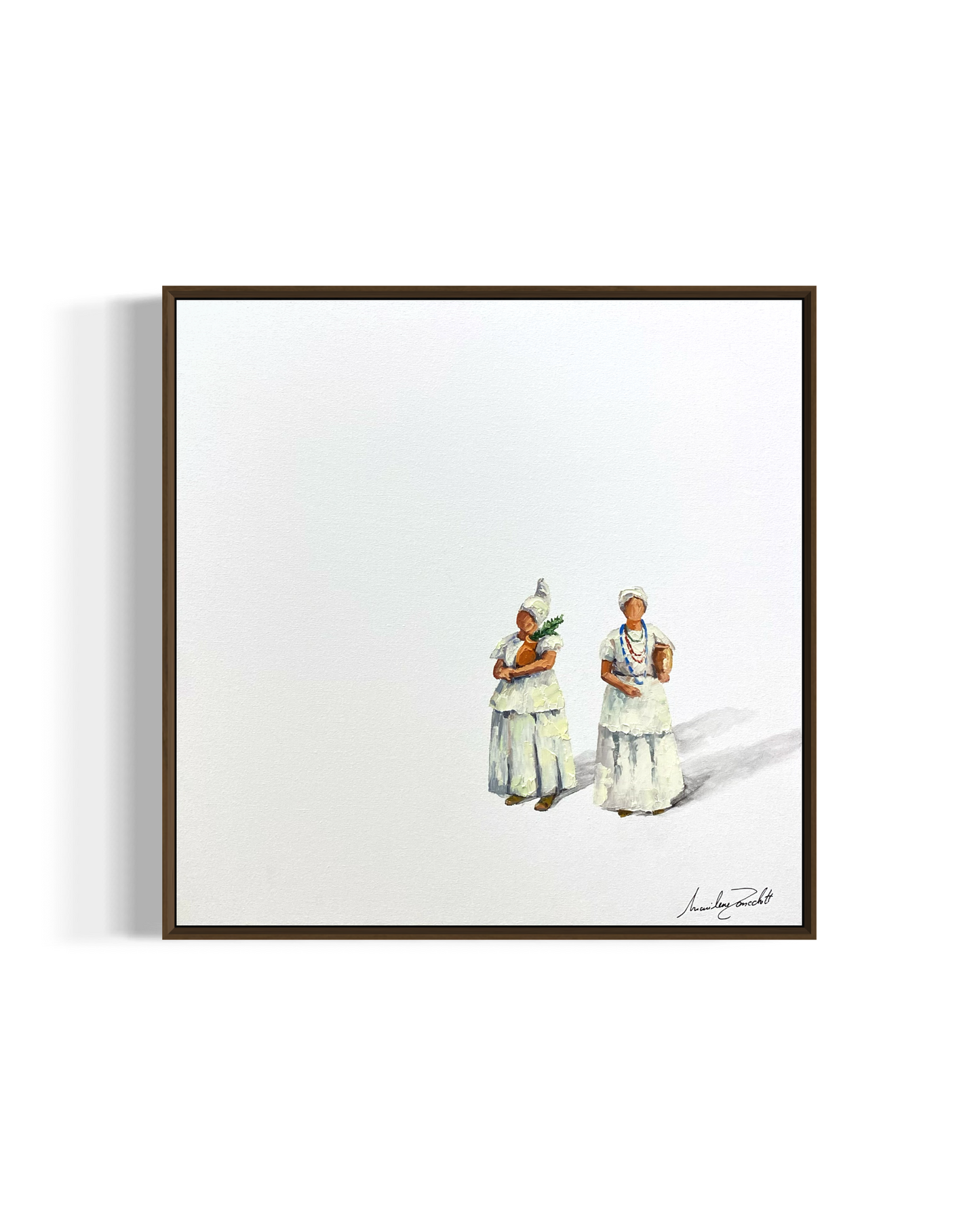 Obra de arte minimalista: racimos de corazones