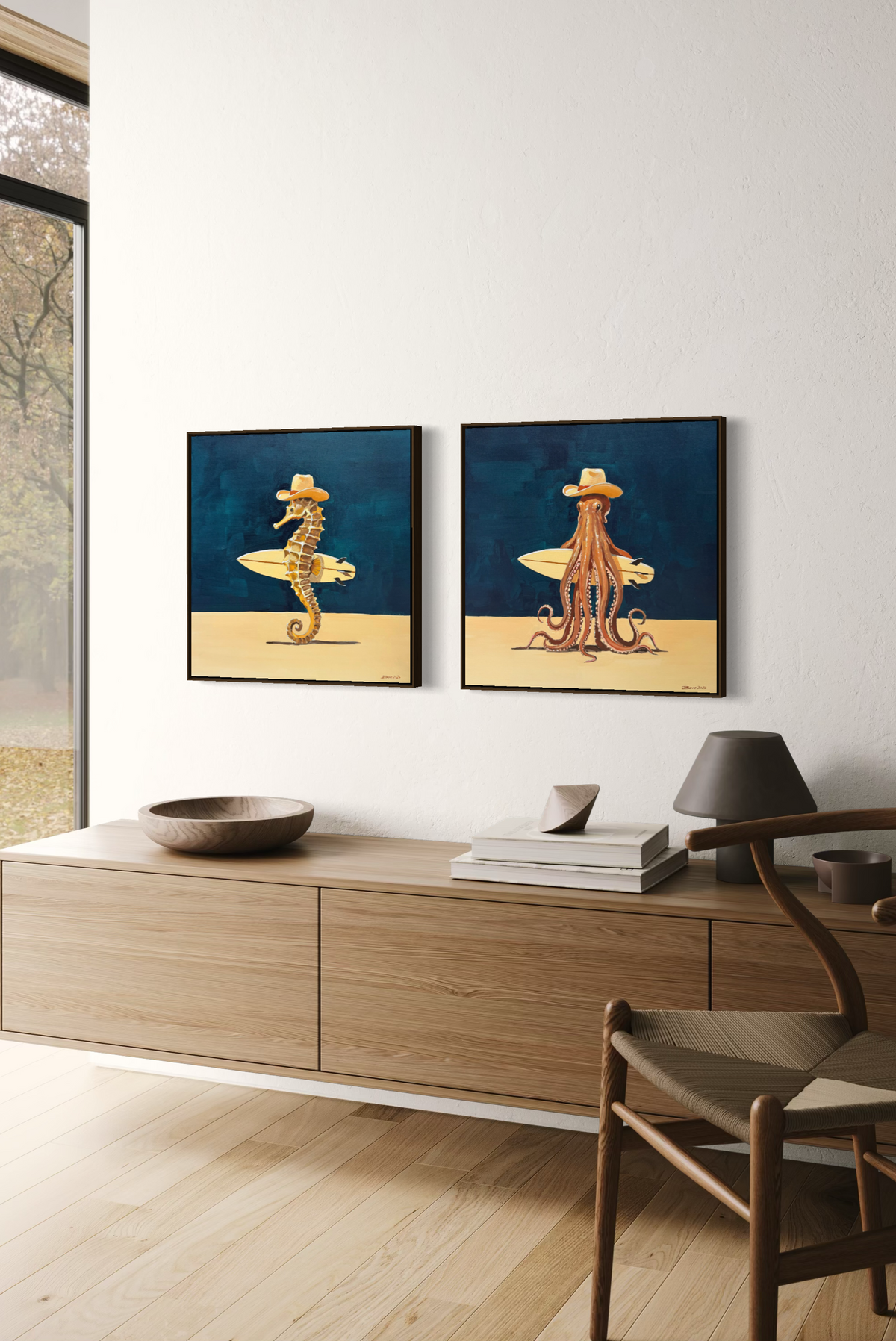 Obra de Arte Surrealista - Náutica - Polvo