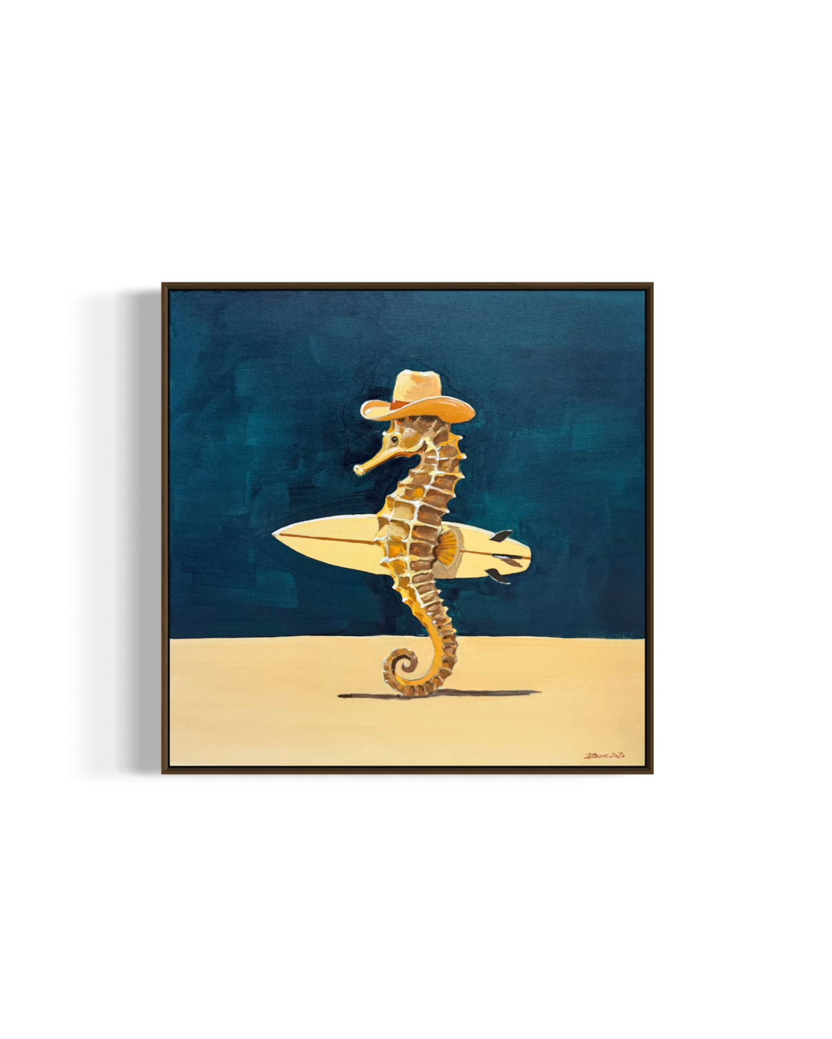 Obra de Arte Surrealista - Náutica - Cavalo Marinho