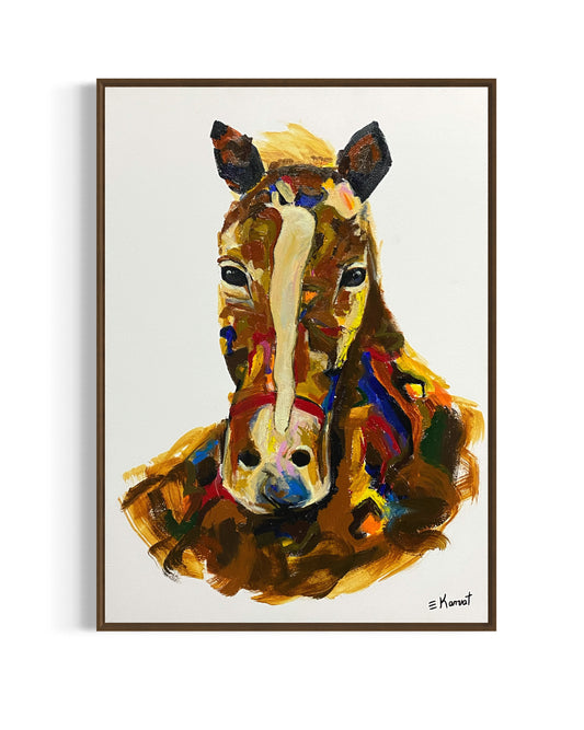 Obra De Arte Figurativa - Cavalo