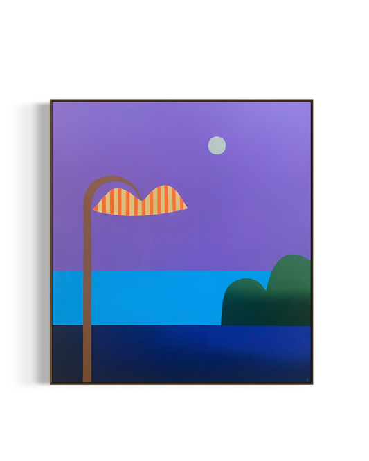 Obra de Arte Figurativa - Céu Violeta