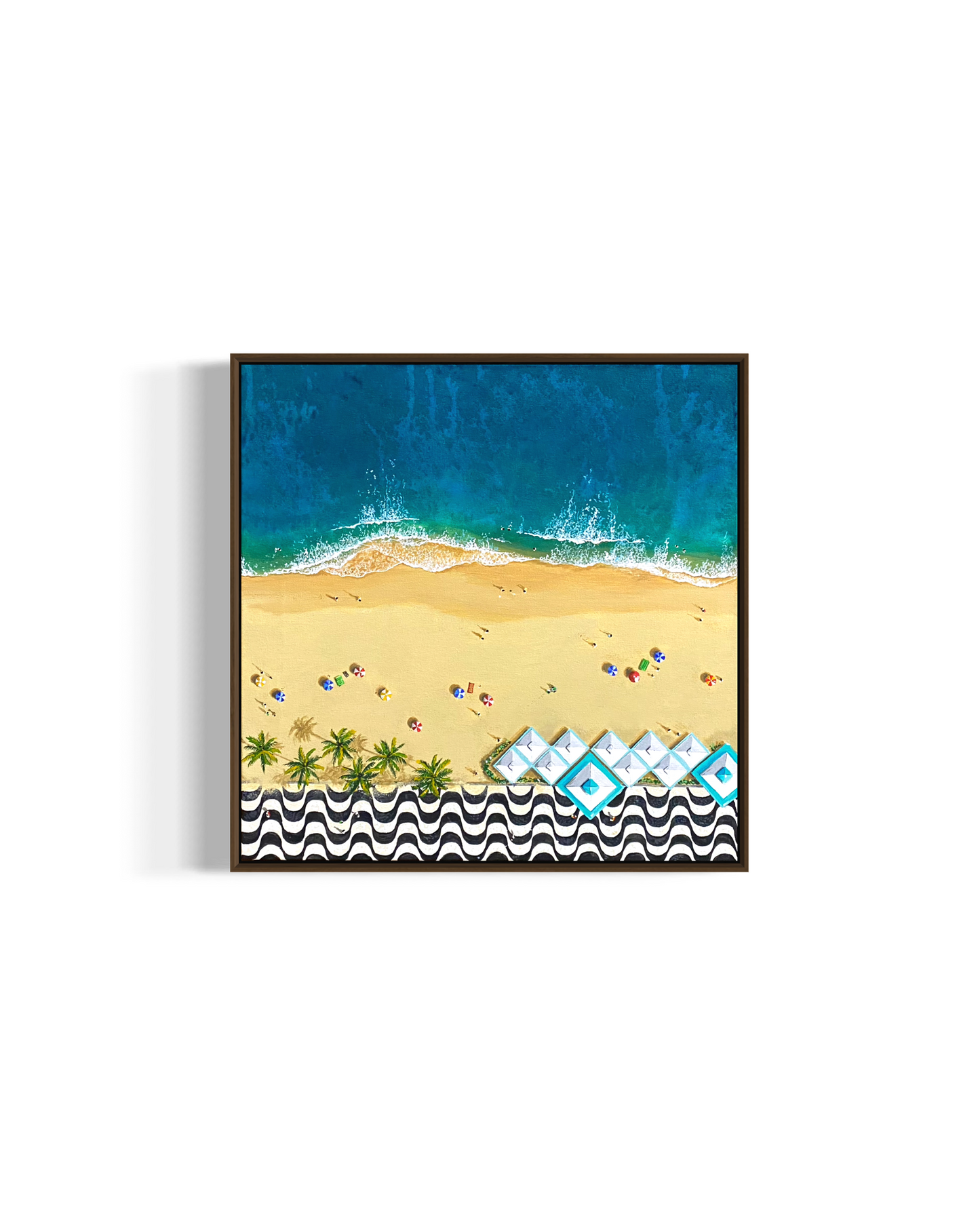 Obra de Arte Figurativa - Flutuar - Copacabana